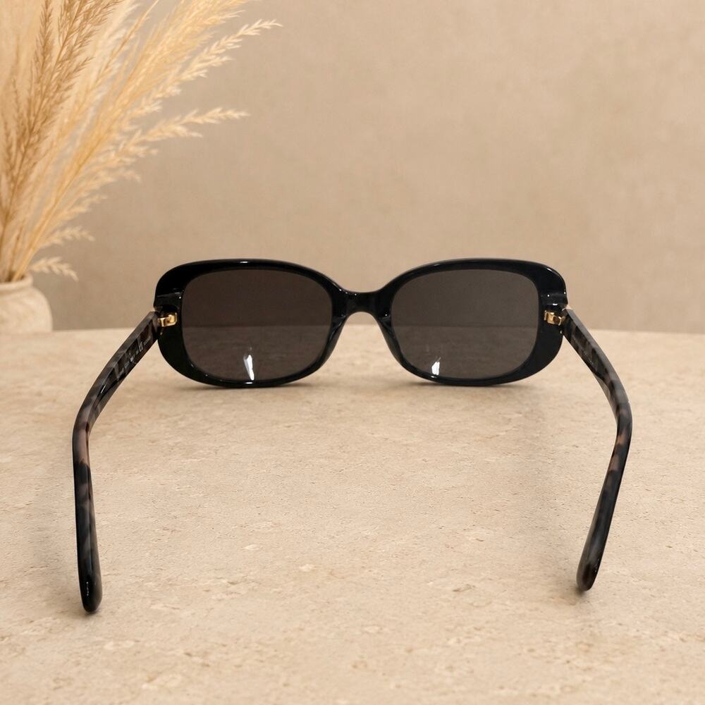 Kate Spade New York Black Rectangle Sunglasses - Picture 2 of 4